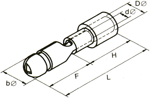 Bullet Shaped Male Pre-insulating Joint(FB- Type)