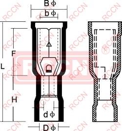 RCCN FB Insulated Bullet Terminals
