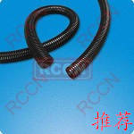 RCCN PEV0 Black Corrugated Tubing